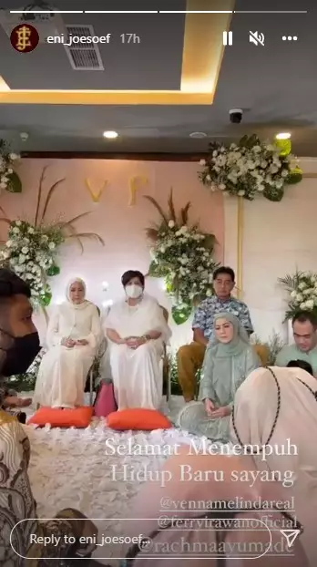 Momen pengajian jelang nikah Venna dan Ferry © Instagram