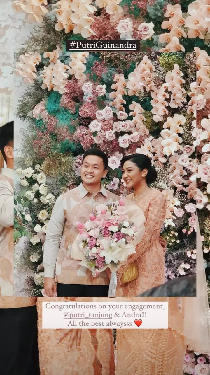 momen lamaran putri tanjung © instagram