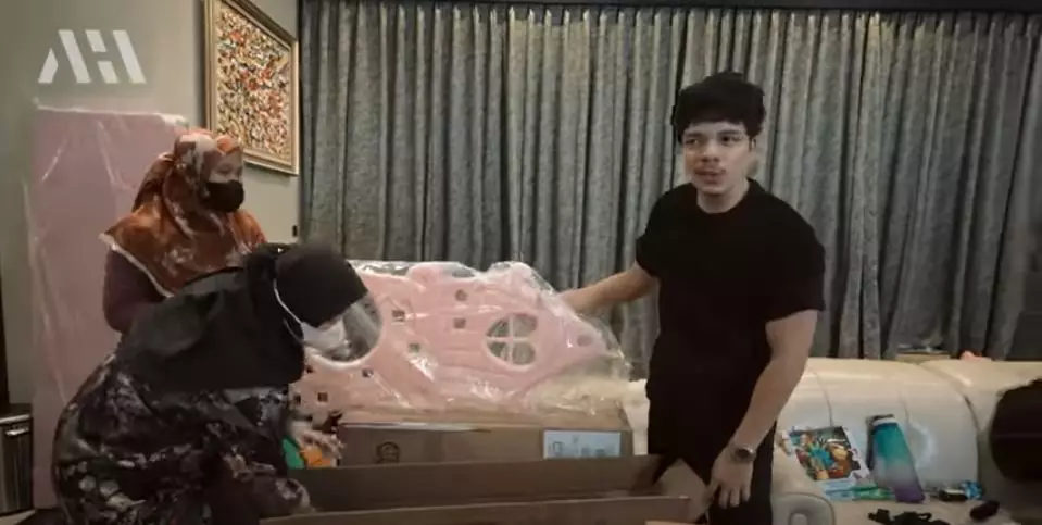 kado akikah baby Ameena © YouTube