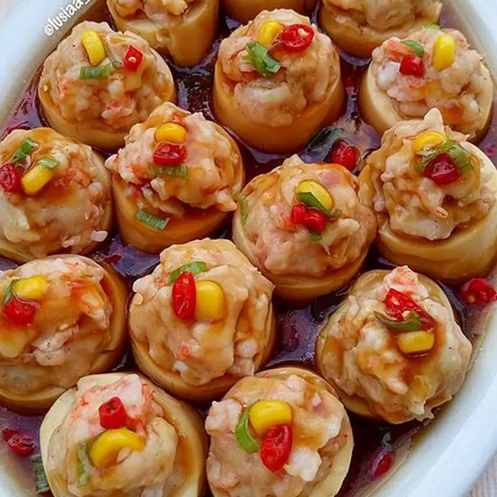 Resep tim tofu isi seafood, bikin nggak berhenti ngunyah