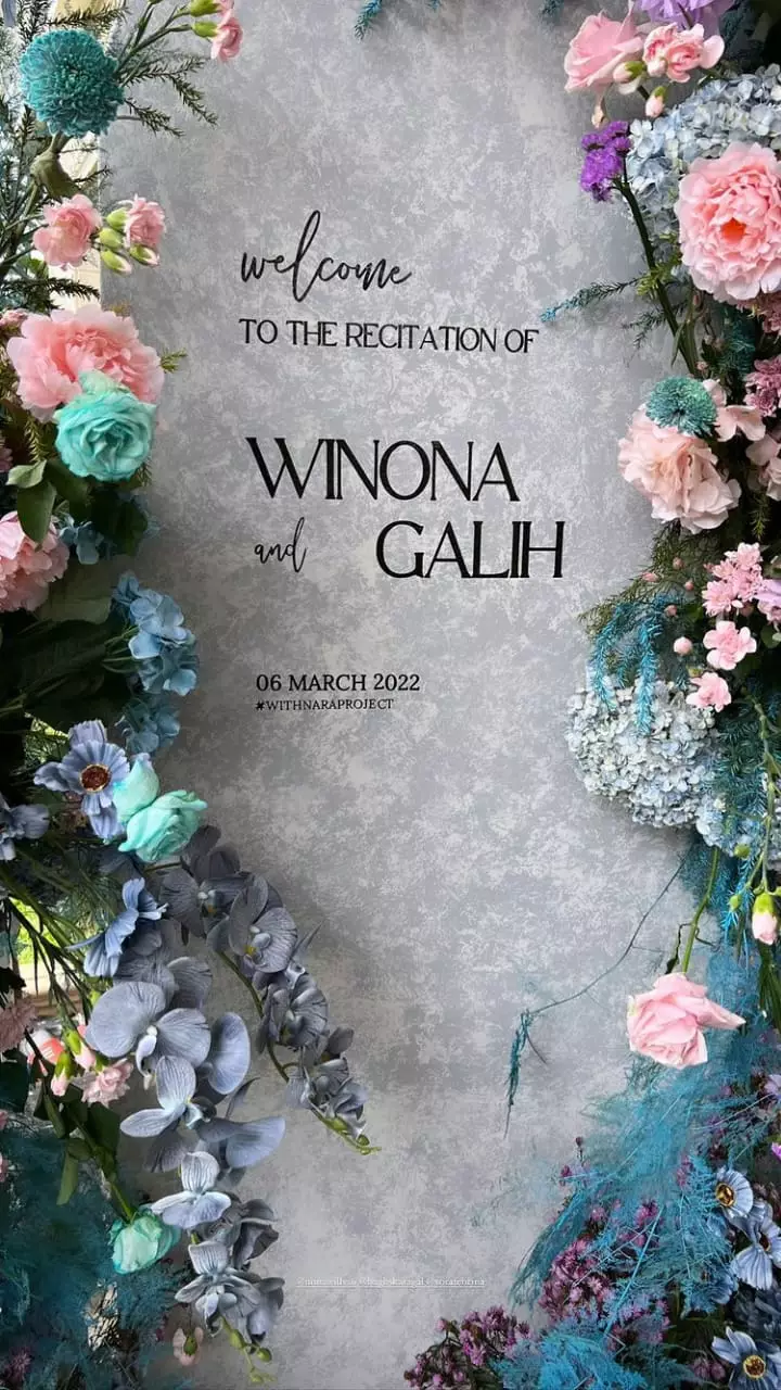 momen pengajian 4 bulanan winona willy © instagram momen pengajian 4 bulanan winona willy © instagram