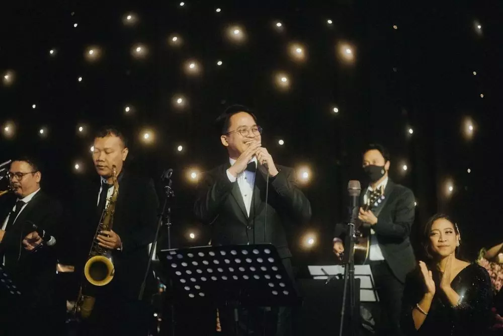 momen resepsi pernikahan belva dan sabrina © instagram