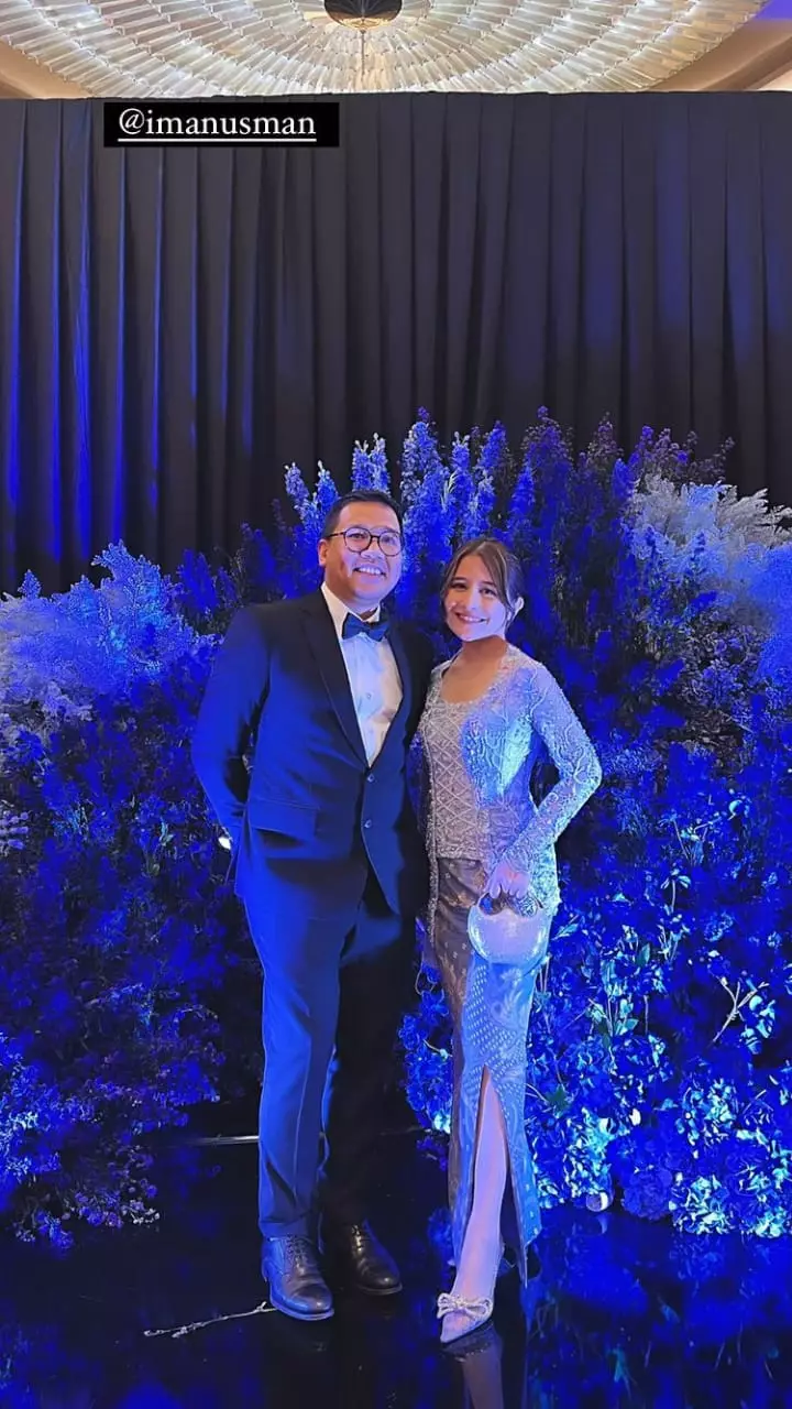 momen resepsi pernikahan belva dan sabrina © instagram