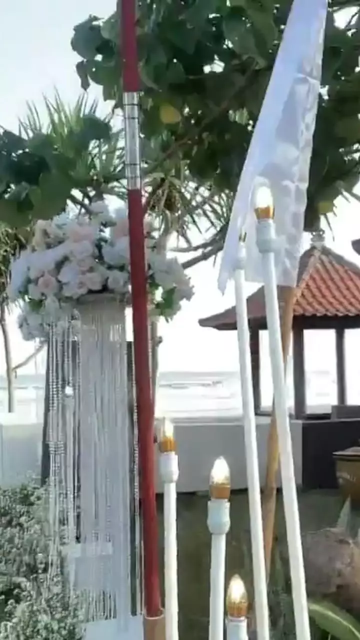 lokasi akad nikah venna dan ferry irawan © instagram