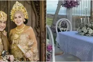 Pilih resor tepi pantai, 9 potret lokasi nikahan Venna Melinda & Ferry