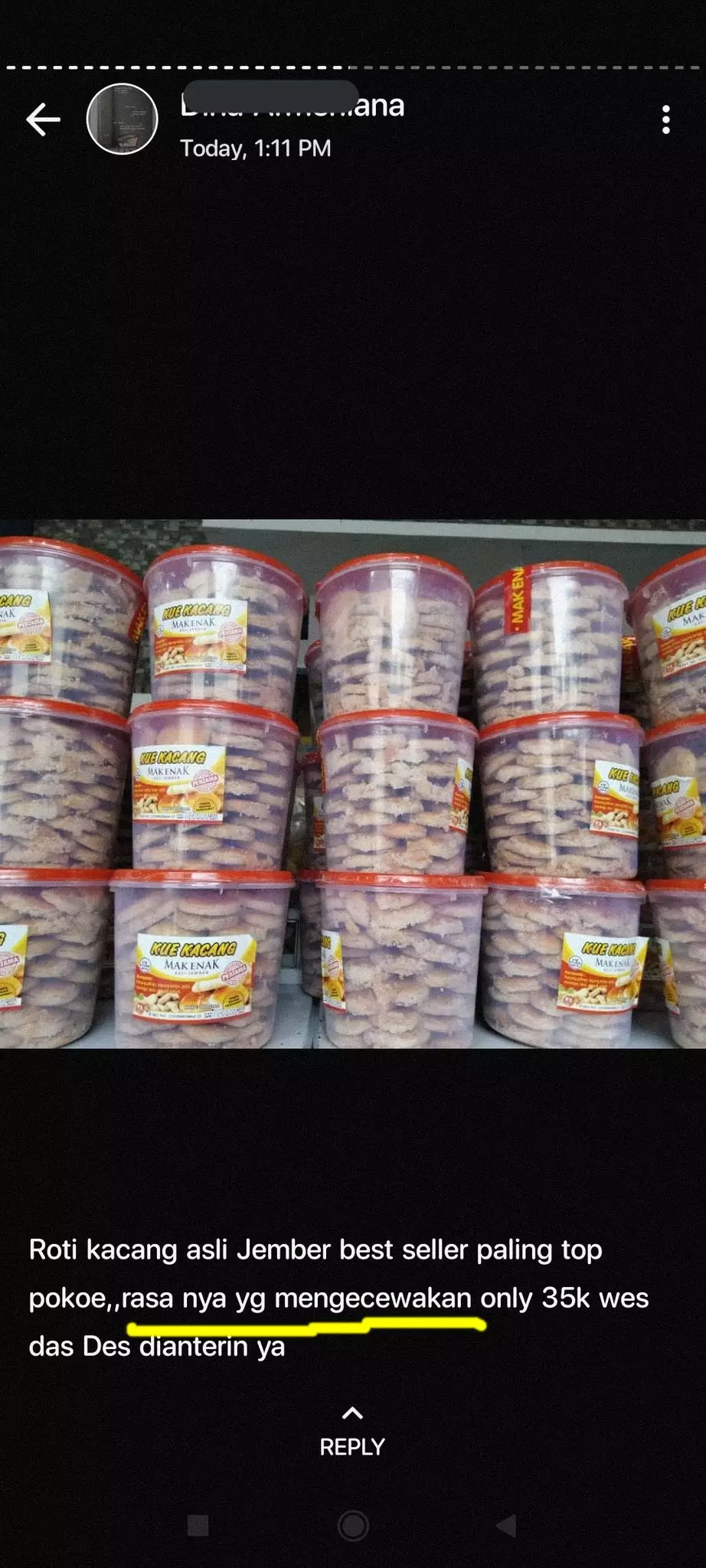 status kocak jualan makanan © berbagai sumber