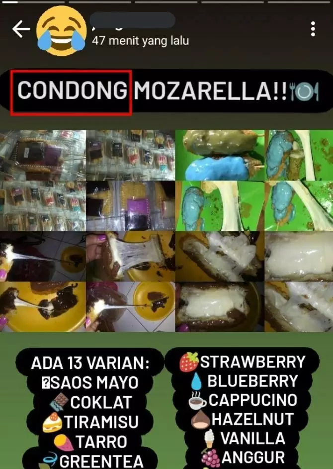 status kocak jualan makanan © berbagai sumber