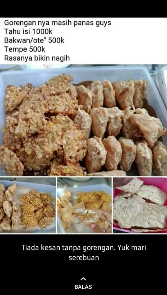 status kocak jualan makanan © berbagai sumber