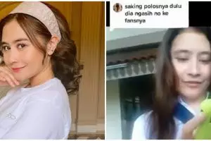Viral video Prilly Latuconsina beri nomor HP ke fans, kelewat ramah