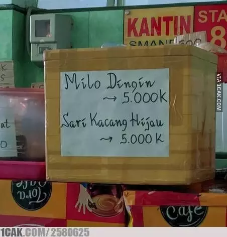 tulisan nyeleneh harga dagangan © berbagai sumber