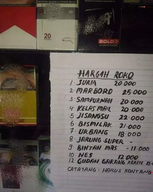tulisan nyeleneh harga dagangan © berbagai sumber