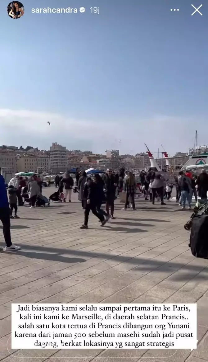 Momen Eross SO7 dan Sarah pulang ke Prancis © Instagram Momen Eross SO7 dan Sarah pulang ke Prancis © Instagram