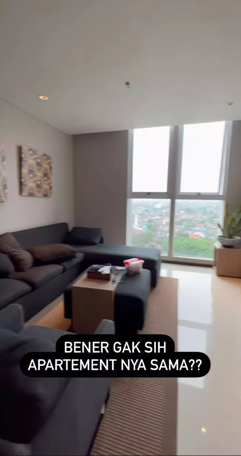 apartemen tempat staycation tya ariestya © instagram