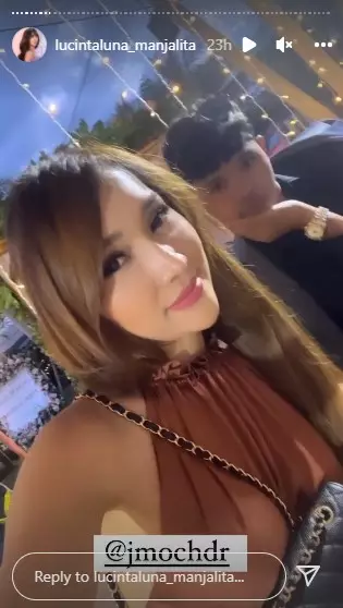 Gaya Lucinta Luna di pernikahan Venna Melinda © berbagai sumber