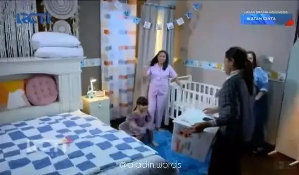 Penampakan kamar baru Balon Biru anak kedua Andin © Instagram