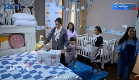 Penampakan kamar baru Balon Biru anak kedua Andin © Instagram