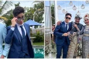 9 Gaya Verrell Bramasta di pernikahan sang ibu, gagah menawan