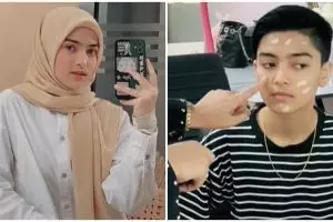 Berparas seperti pria, identitas model hijab ini bikin tercengang