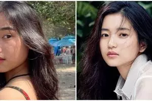 Penampilan Fuji berambut panjang ini mirip Kim Tae-ri, intip 6 fotonya
