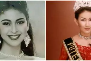 Foto dulu vs kini 4 Puteri Indonesia era 90-an, Indira Soediro bak ABG