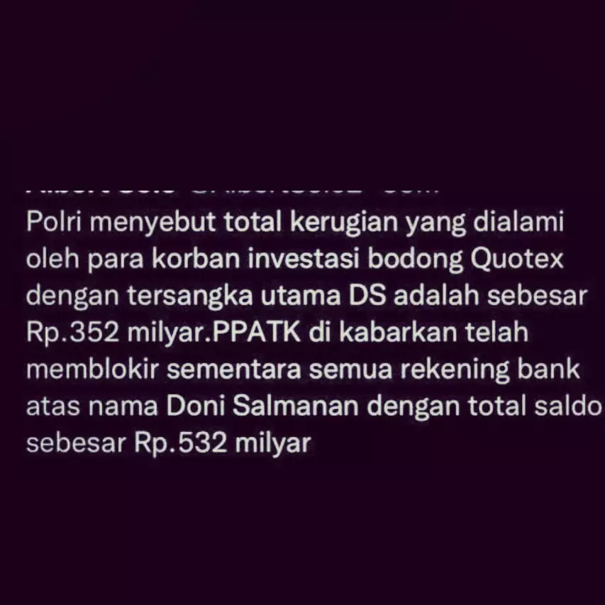 ahmad saroni bongkar nominal saldo doni salmanan © instagram