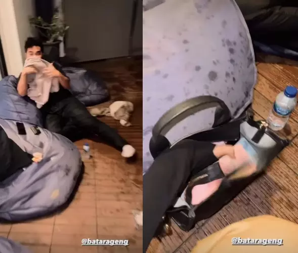 Momen Fuji beri kejutan ultah manajernya © Instagram