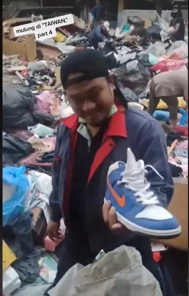 TKI ini tunjukkan tempat mulung di Taiwan © TikTok TKI ini tunjukkan tempat mulung di Taiwan © TikTok