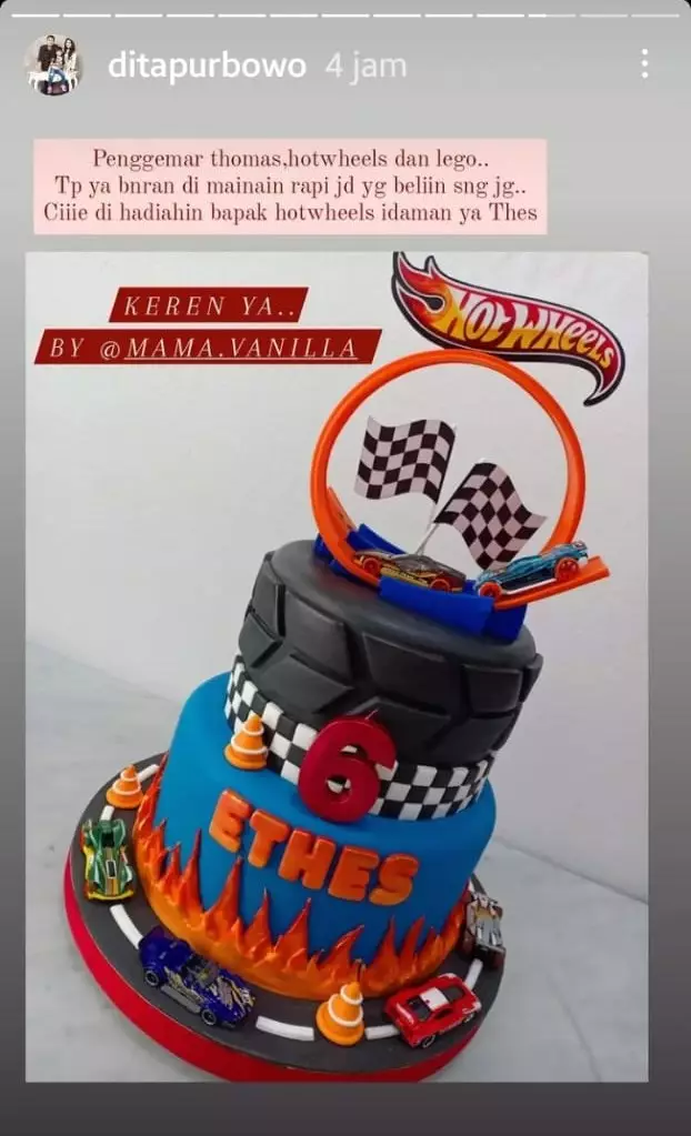 ulang tahun jan ethes ke-6 © Instagram