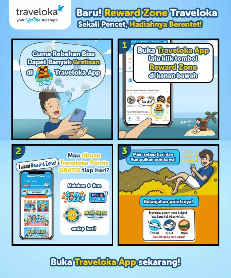 Reward Zone Traveloka © 2022 brilio.net Reward Zone Traveloka © 2022 brilio.net