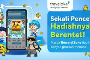 Dapat cuan sambil rebahan, ini 4 tips pakai Reward Zone di Traveloka!