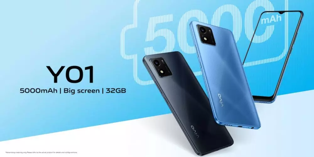 Ini spesifikasi lengkap Vivo Y01, ponsel entry-level terjangkau © vivo.com