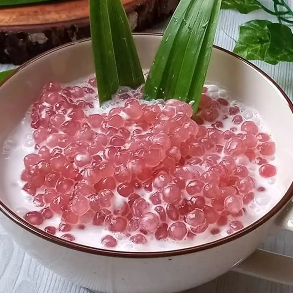Resep bubur mutiara simpel, kuah santannya gurih bikin nagih