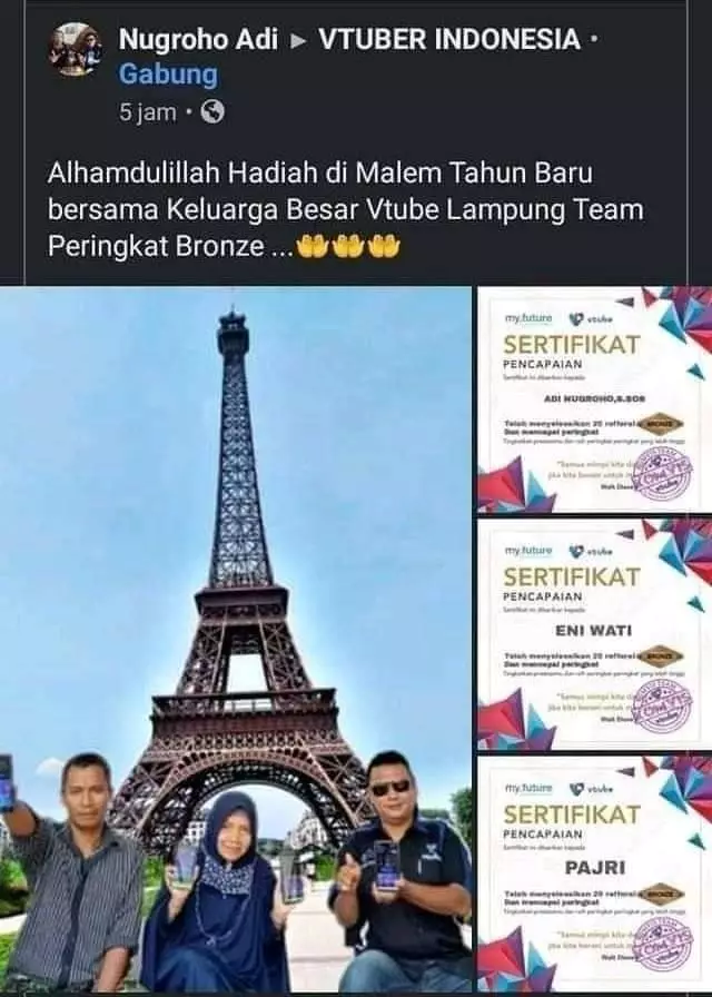 Foto editan netizen liburan ke Paris © 2022 brilio.net