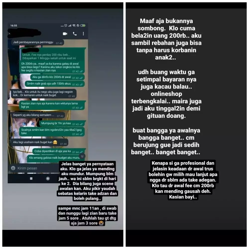 curhat ibu bayi pertama andin © Instagram