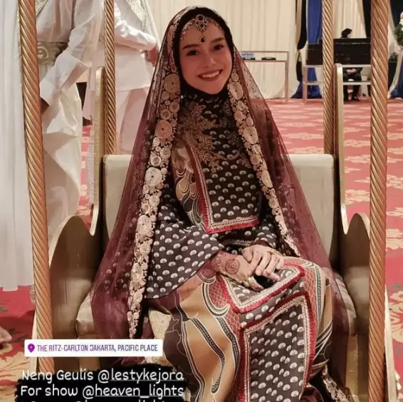 jebolan dangdut pakai baju India © Instagram jebolan dangdut pakai baju India © Instagram