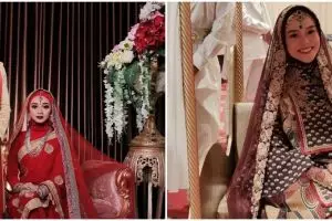 Gaya 9 jebolan kontes dangdut berbaju India, Lesty bak artis Bollywood