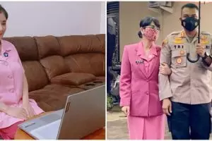9 Momen bahagia Uut Permatasari hamil anak kedua, aktif di Bhayangkari