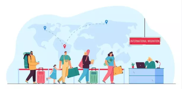 Migrasi adalah perpindahan penduduk © 2022 berbagai sumber  Migrasi adalah perpindahan penduduk © 2022 berbagai sumber