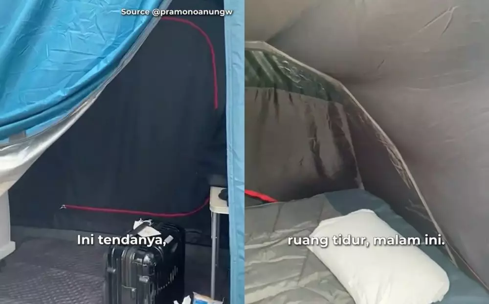 penampakan kemah jokowi di ikn © berbagai sumber penampakan kemah jokowi di ikn © berbagai sumber