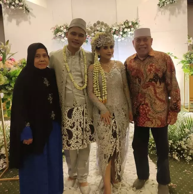 Momen nikahan Adam Rama © Instagram