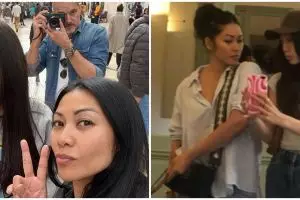 9 Potret kebersamaan Anggun C Sasmi dan putrinya, bak pinang dibelah