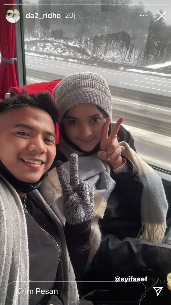potret Ridho DA dan istri honeymoon ke Turki © berbagai sumber
