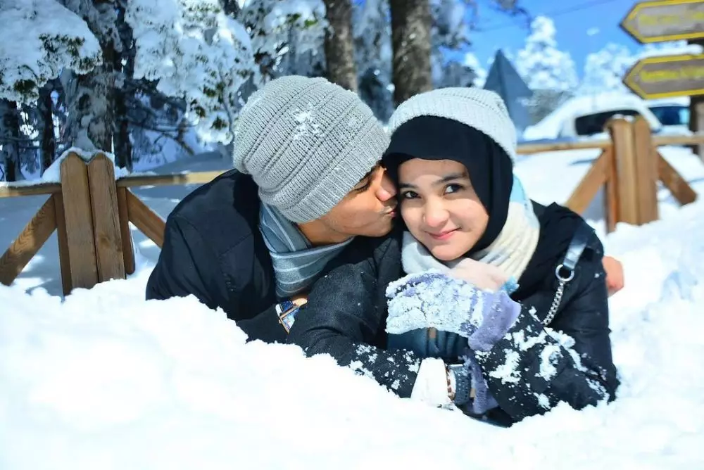potret Ridho DA dan istri honeymoon ke Turki © berbagai sumber
