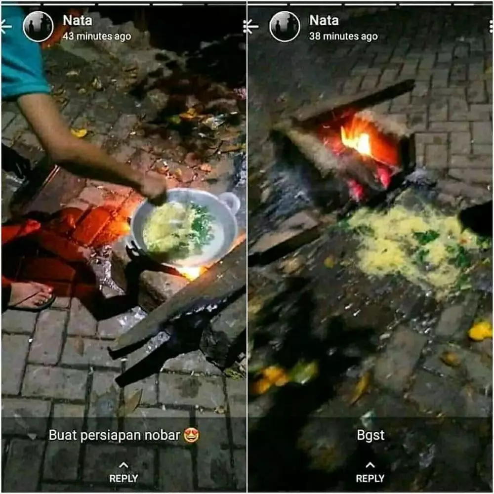momen lucu pas masak pernah dialami © Instagram
