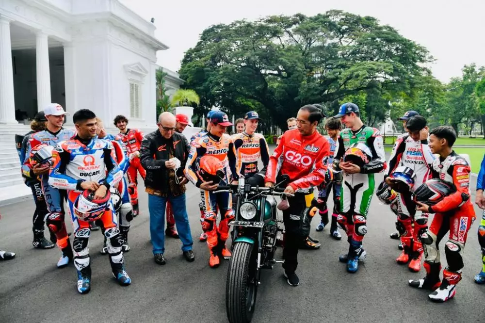 pembalap MotoGP bertemu Presiden Berbagai sumber