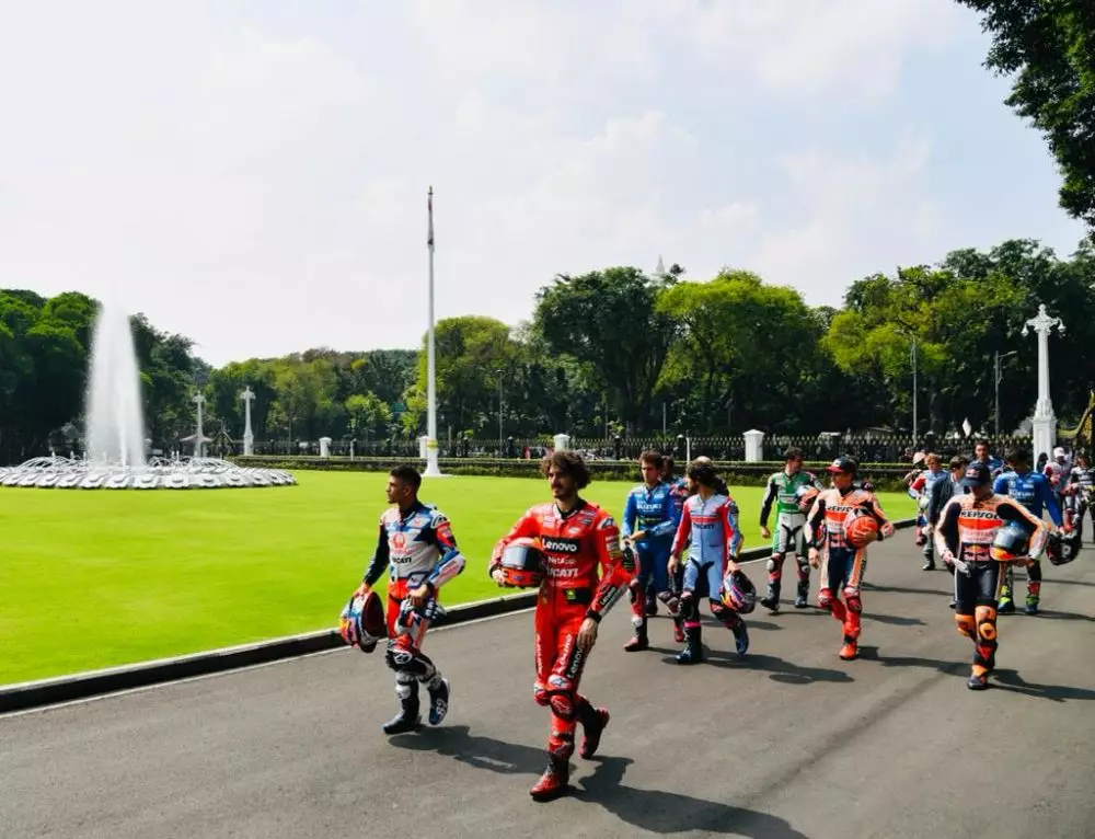 pembalap MotoGP bertemu Presiden Berbagai sumber