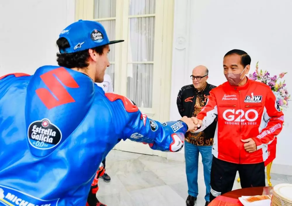 pembalap MotoGP bertemu Presiden Berbagai sumber