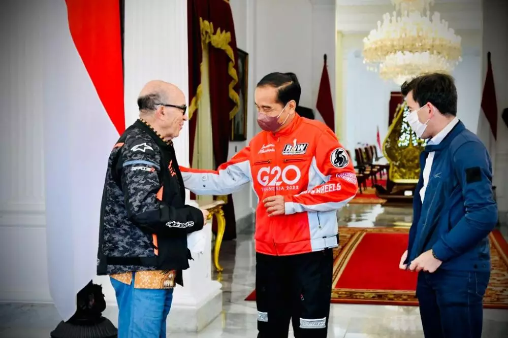 pembalap MotoGP bertemu Presiden Berbagai sumber