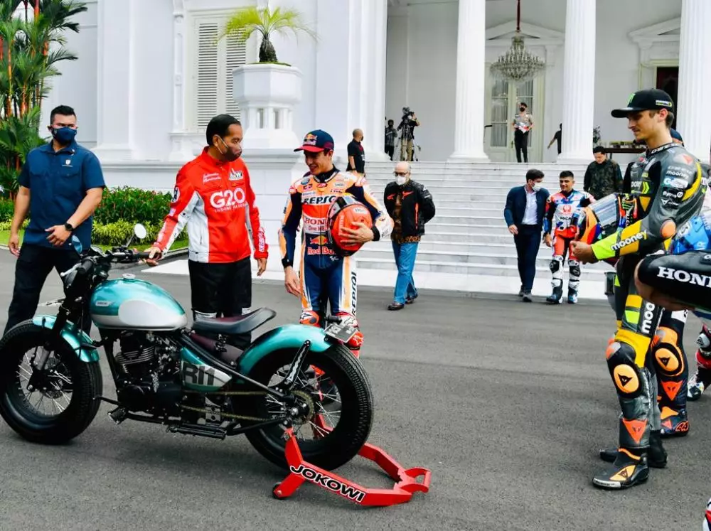 pembalap MotoGP bertemu Presiden Berbagai sumber
