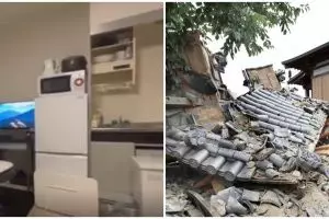 Detik-detik gempa magnitudo 7,3 guncang Jepang